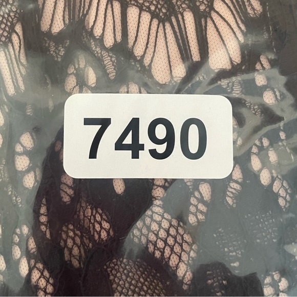 Betsy & Adams Victorian All Over Lace Beaded Jeweled Maxi Gown 37490 - Picture 12 of 13